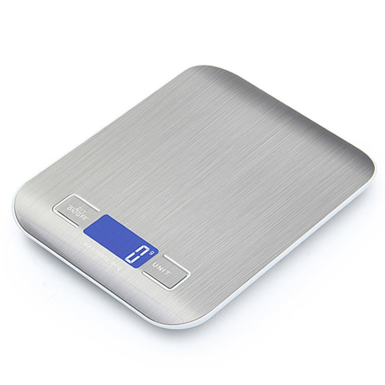 Bilancia elettronica da cucina portatile per piccoli alimenti in acciaio inossidabile, 5kg/1g (Battery Model White), 5kg/1g (Battery Model Black), 10kg/1g (Battery Model White), 5kg/1g (Rechargeable White), 10kg/1g (Rechargeable White)