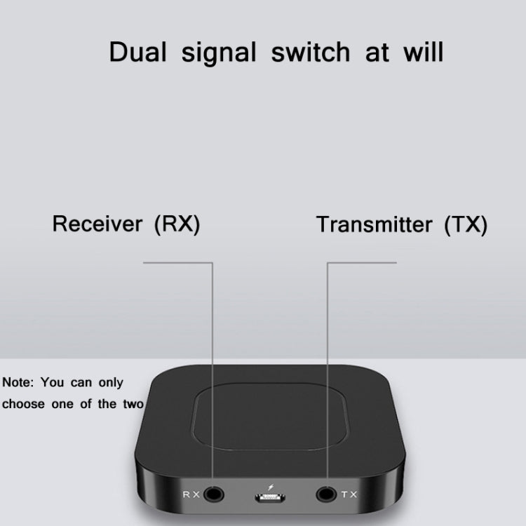 BT-13 Adattatore Bluetooth 5.0 2 in 0 Ricevitore e trasmettitore audio wireless
