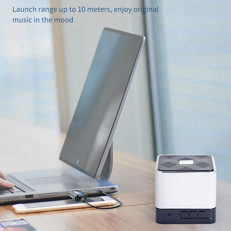 BT201 Bluetooth 5.0 USB 2 in 1 Trasmettitore ricevitore audio Bluetooth con display LCD, Bluetooth Audio Receiver Transmitter with LCD Display
