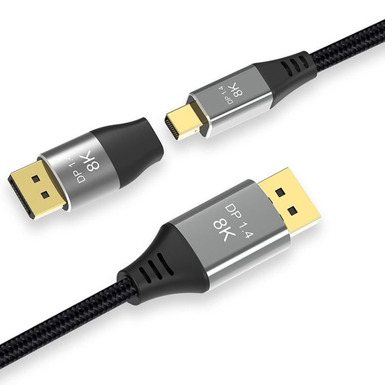DP1.4 8K DP maschio a mini DP femmina Adattatore di conversione HD a conversione reciproca bidirezionale