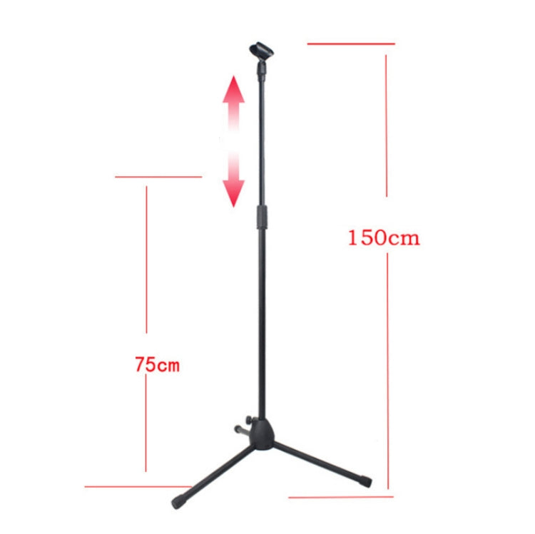 Supporto per microfono dal vivo Supporto per microfono da pavimento Treppiede verticale per spettacoli sul palco, ML01, ML02, ML03