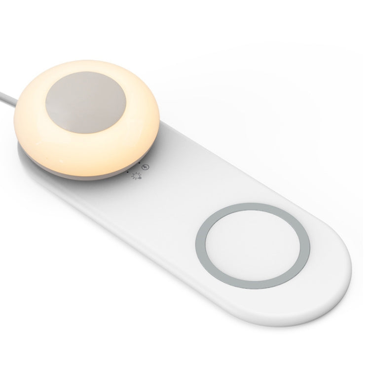 VN003 Lampada da scrivania a LED a ricarica wireless multifunzionale Luce notturna con oscuramento del tocco magnetico separato, VN003