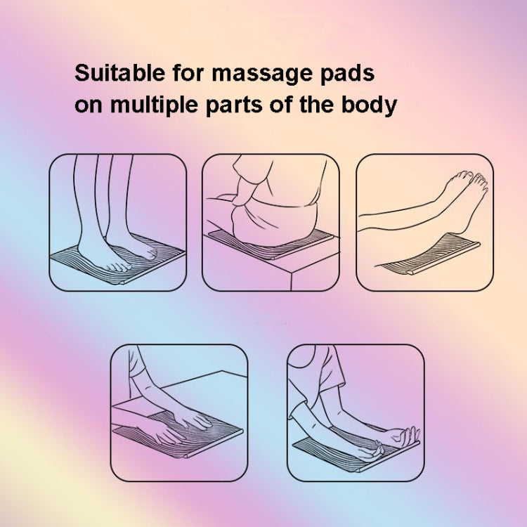 EMS Colorful Foot Massage Foot Pad Pulse Foot Massage Machine Smart Agopuntura Foot Massage Pad con telecomando