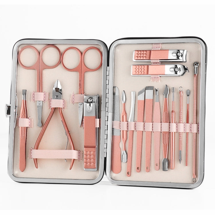 Tagliaunghie 18 in 1 Tagliaunghie in acciaio inossidabile Pinze Pedicure Strumenti per unghie di bellezza