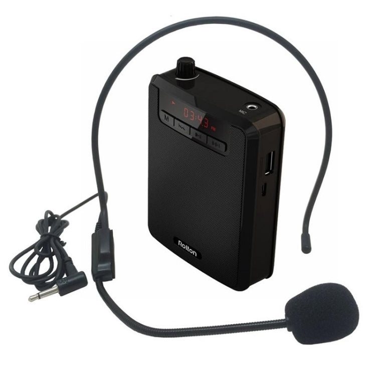 L'amplificatore vocale portatile Rolton K300 supporta la radio FM/MP3, Purple, Green, Black, Orange