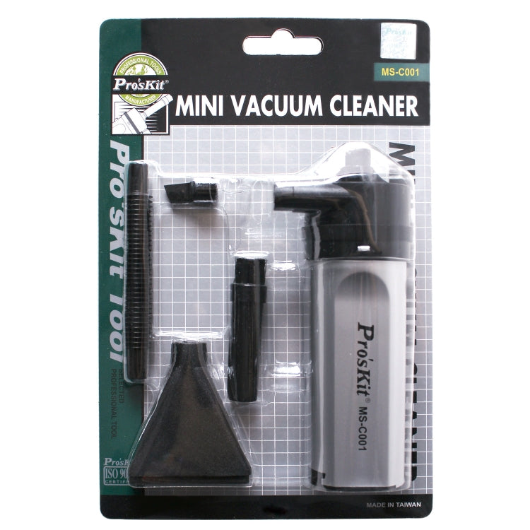 Pro'sKit MS-C001 Mini aspirapolvere Strumento per la pulizia del collettore di polveri della tastiera del computer portatile