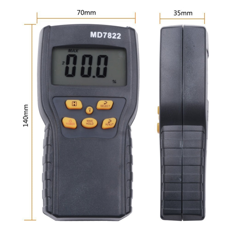 MD7822 Smart Grain Moisture Tester Misuratore di umidità digitale a sonda ultra lunga