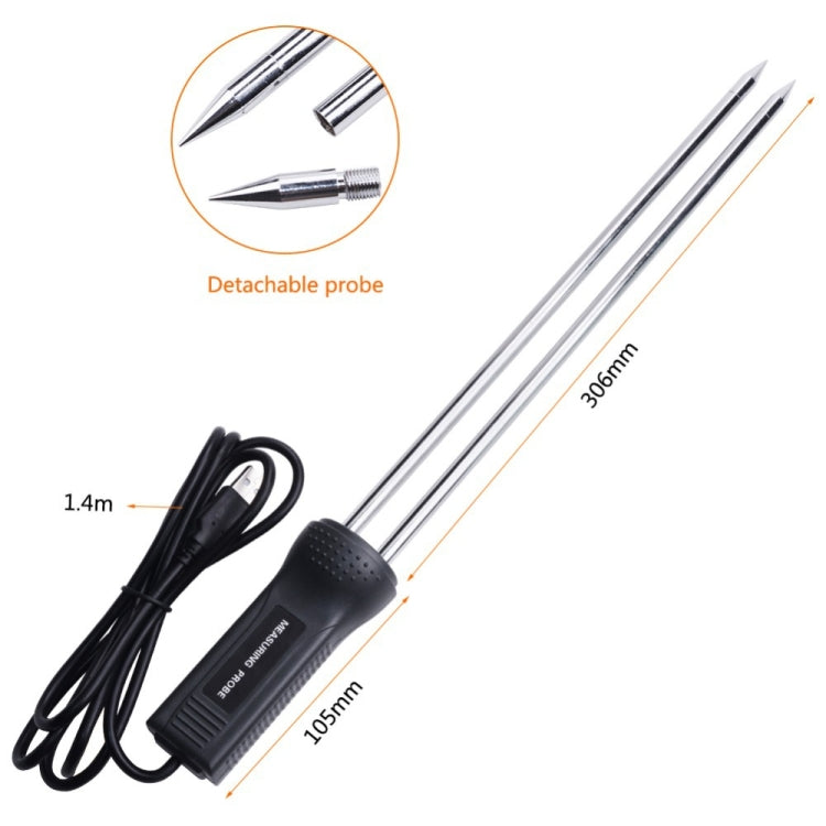 MD7822 Smart Grain Moisture Tester Misuratore di umidità digitale a sonda ultra lunga