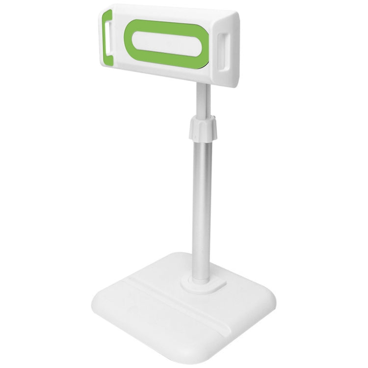 Staffa per telefono cellulare tablet desktop con regolazione telescopica, specifica:, K06 Three-seat (Black), K06 Three-seat (White), K07 Three-seat With Fill Light (Black), K07 Three-seat With Fill Light (White), K05 Flat Plate (Black Gray)