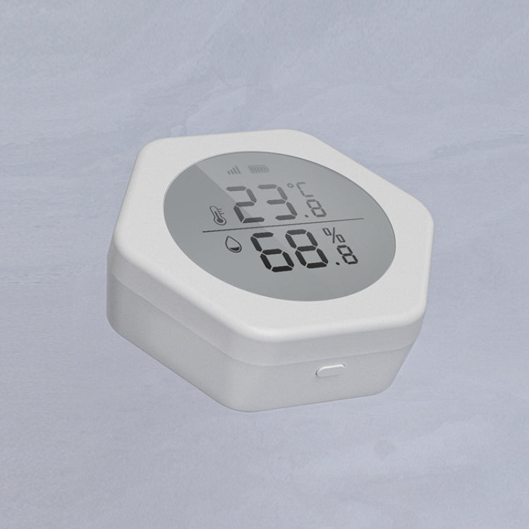 LQ-WS1 Tuya Smart Home Sensore di temperatura e umidità per il controllo wireless dell'interno, LQ-WS1