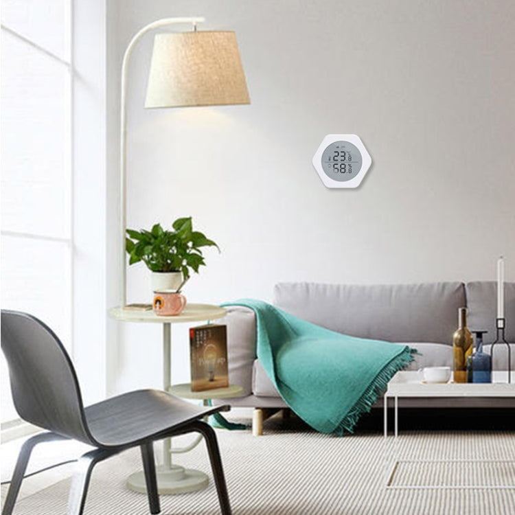 LQ-WS1 Tuya Smart Home Sensore di temperatura e umidità per il controllo wireless dell'interno, LQ-WS1