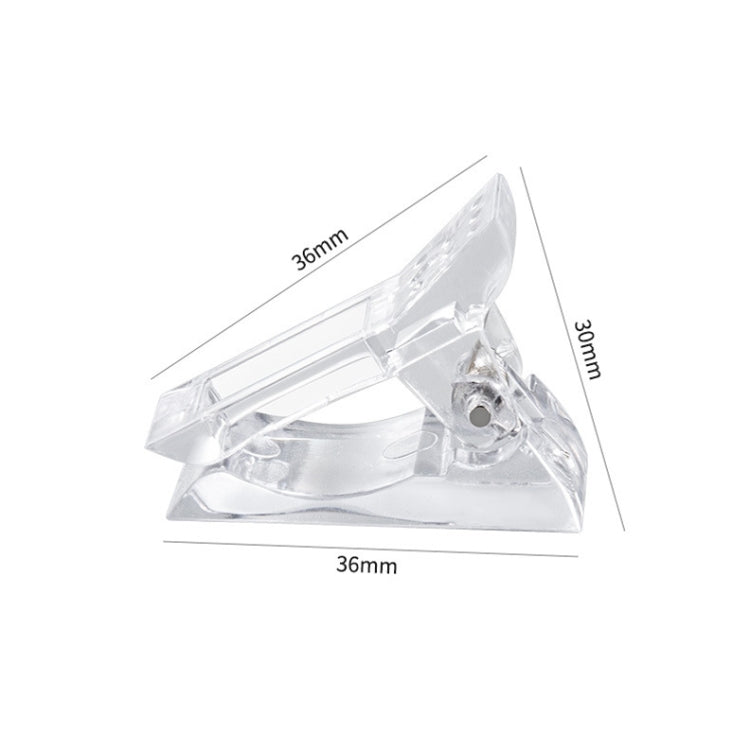 15 PCS Stampo in cristallo per unghie Clip fissa per colla in cristallo Clip per modellare la colla in cristallo