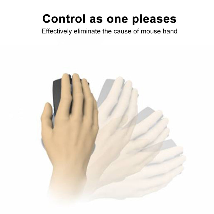 Supporto per polso in silicone Mouse Pad Mobile Palm Rest Office Hand Rest, Black Right Hand