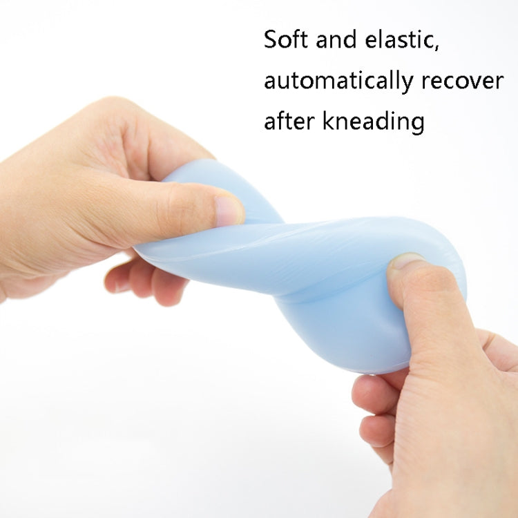 Supporto per mouse da polso in cristallo con cuscino per mano in silicone creativo con cinturino creativo, Light Blue, Pink, Light Blue-Medium, Light Blue-Large