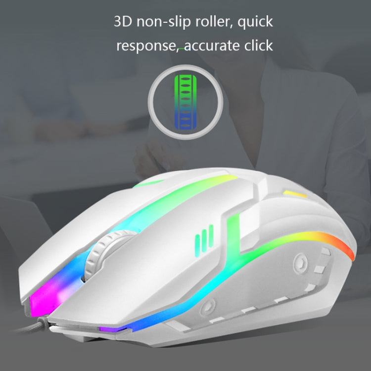LIMEIDE GTX300 Tastiera mouse cablata USB con cappuccio rotondo retrò da 104 tasti, lunghezza cavo: 1,4 m, Punk Single Keyboard White, Punk Single Keyboard Black, Punk Set White, Punk Set Black