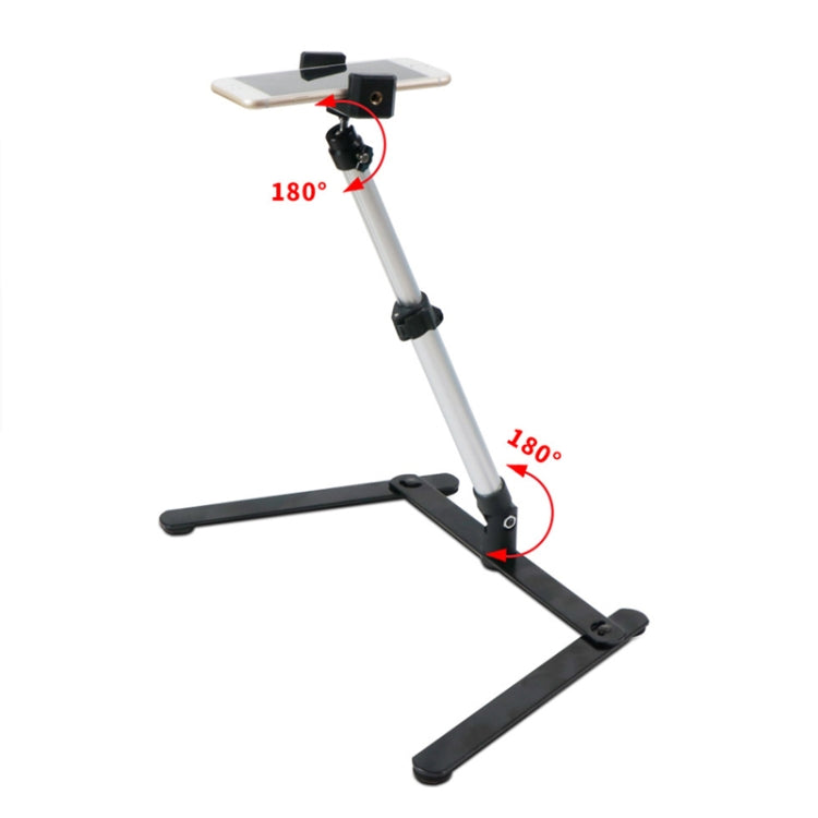 FP-10 Supporto fotografico multifunzione da tavolo Supporto per telefono Live Stand Luce di riempimento a LED, Specifica:, Desktop Bracket + Phone Clip, Desktop Bracket + Clip + Ring Lamp