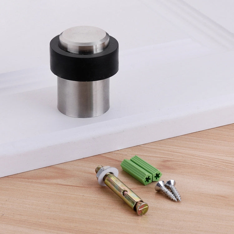 2 PCS Ingranaggio per porta anti-collisione in gomma Punzonatura per porta rotonda in acciaio inossidabile Resistente per porta cilindrica a forma di pavimento per la casa, 46mm Punch, 60mm Punch, 80mm Punch, 46mm Punch-free, 60mm Punch-free