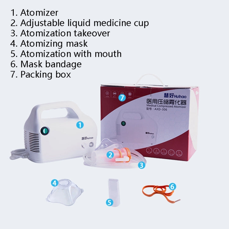 Huihao Children Home Atomization Machine Piccolo atomizzatore compresso Spina CN