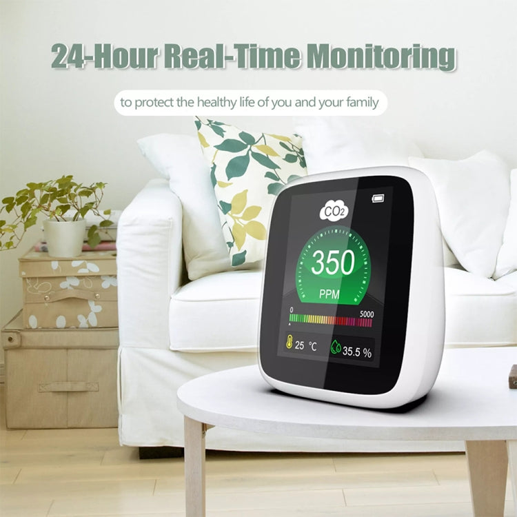 DM1308 CO2 Monitor Tester Qualità dell'aria interna 400-5000ppm Sensore digitale di umidità della temperatura dell'anidride carbonica NDIR