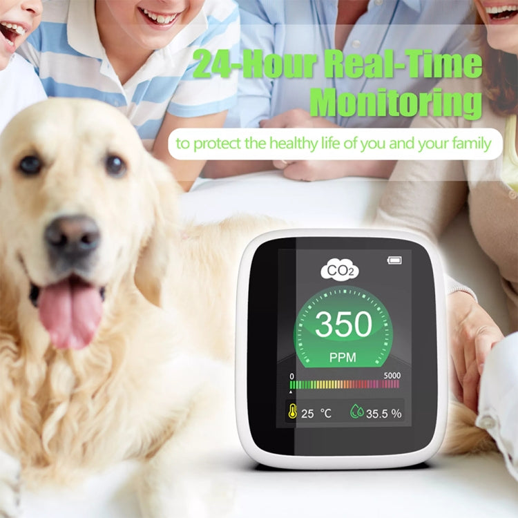 DM1308 CO2 Monitor Tester Qualità dell'aria interna 400-5000ppm Sensore digitale di umidità della temperatura dell'anidride carbonica NDIR