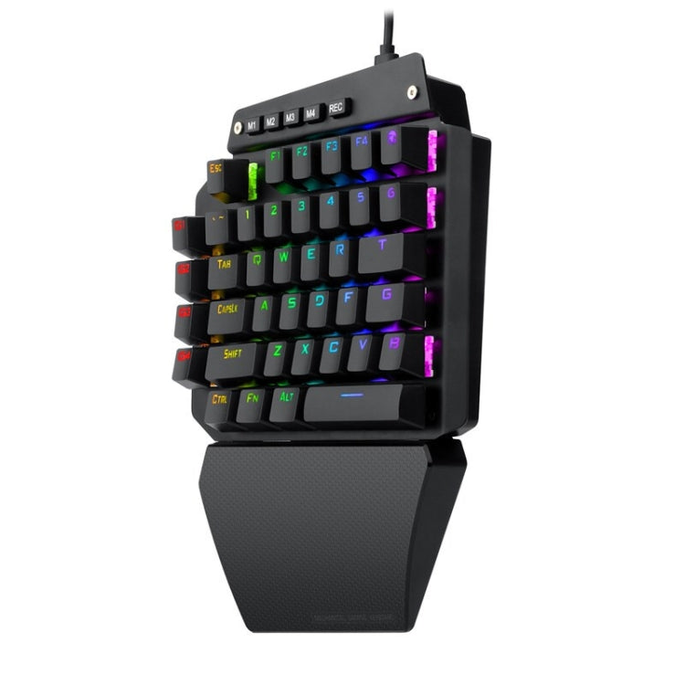 K700 44 tasti Tastiera RGB luminosa commutabile Axis Gaming a una mano, lunghezza cavo: 1 m