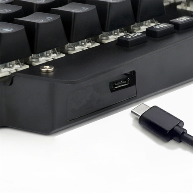 K700 44 tasti Tastiera RGB luminosa commutabile Axis Gaming a una mano, lunghezza cavo: 1 m