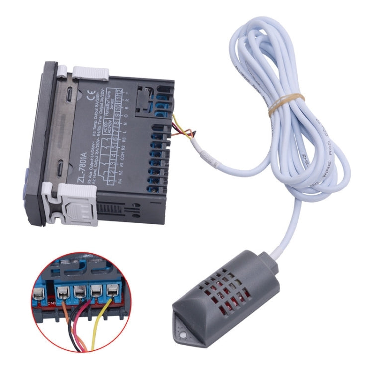 ZL-7801A Conduttore di temperatura automatico del conduttore di temperatura e umidità intelligente a doppia uscita