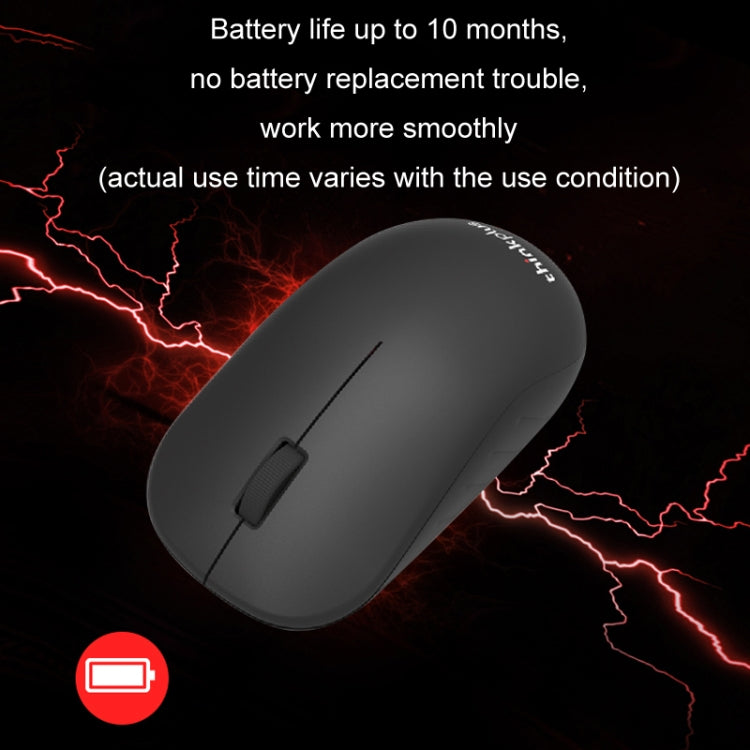 Mouse wireless ergonomico portatile Lenovo Thinkplus WL80 Business, Ergonomic Mice