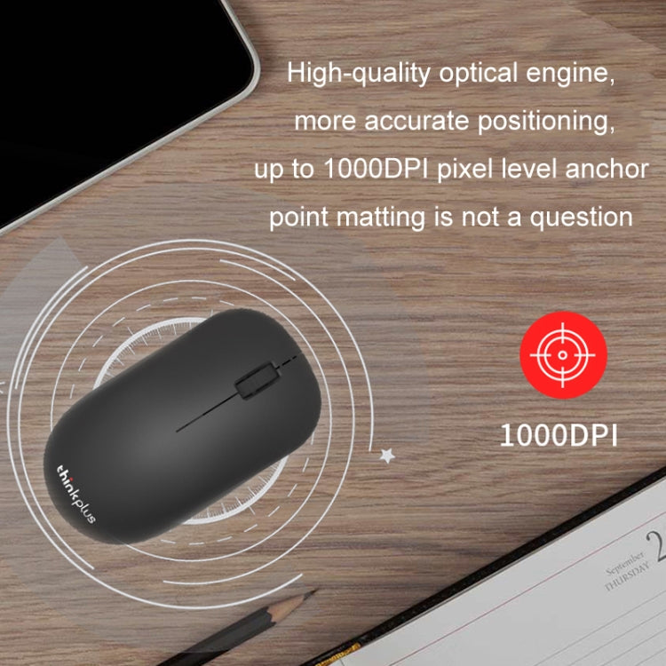Mouse wireless ergonomico portatile Lenovo Thinkplus WL80 Business, Ergonomic Mice