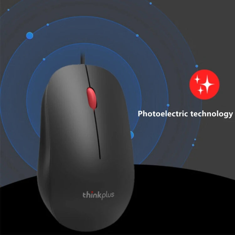 Mouse per laptop ergonomico leggero Lenovo Thinkplus M80 Office, Wired, Wireless