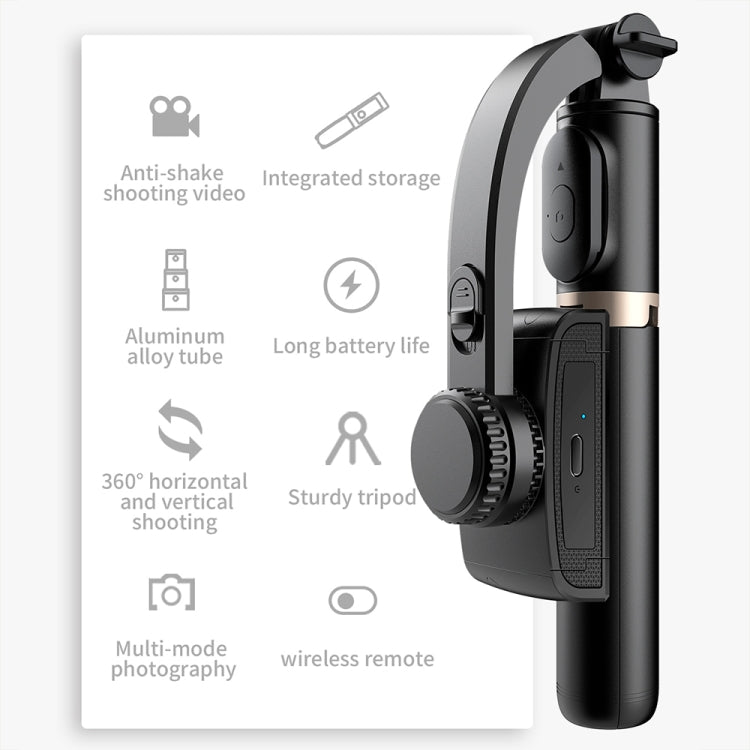 CYKE Q08 Anti-Shake Gimbal Bluetooth Selfie Stick Telefono portatile Treppiede live, No light Version
