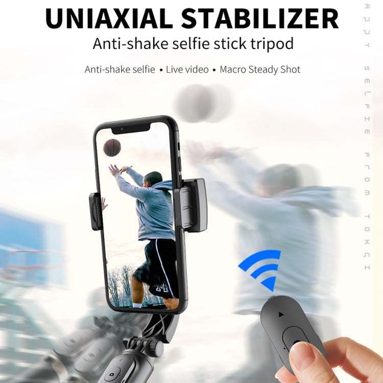 CYKE Q08 Anti-Shake Gimbal Bluetooth Selfie Stick Telefono portatile Treppiede live, No light Version