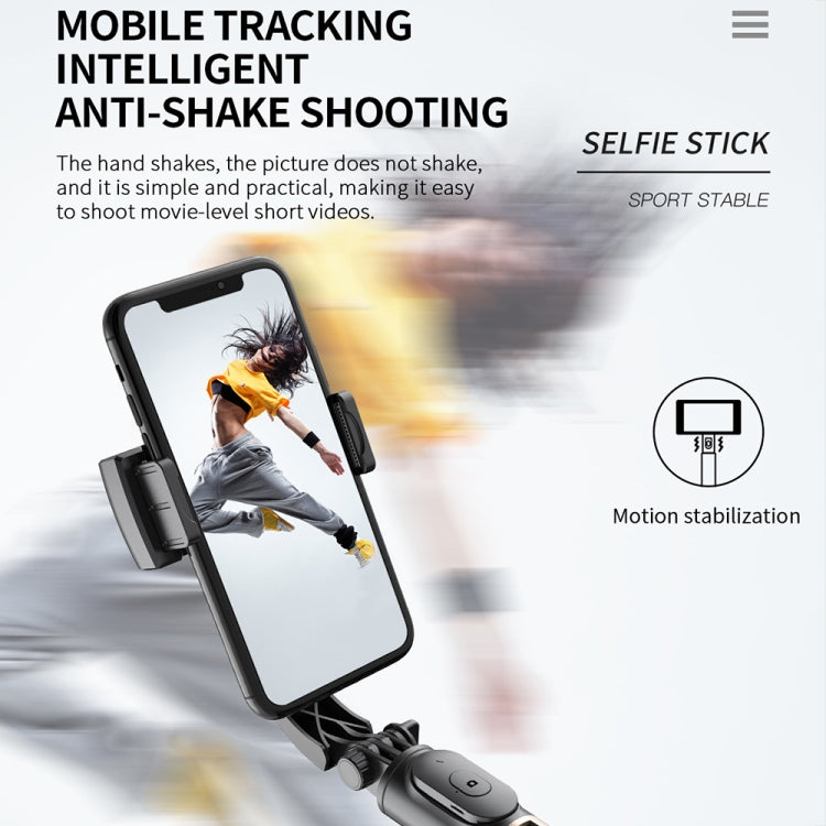 CYKE Q08 Anti-Shake Gimbal Bluetooth Selfie Stick Telefono portatile Treppiede live, No light Version
