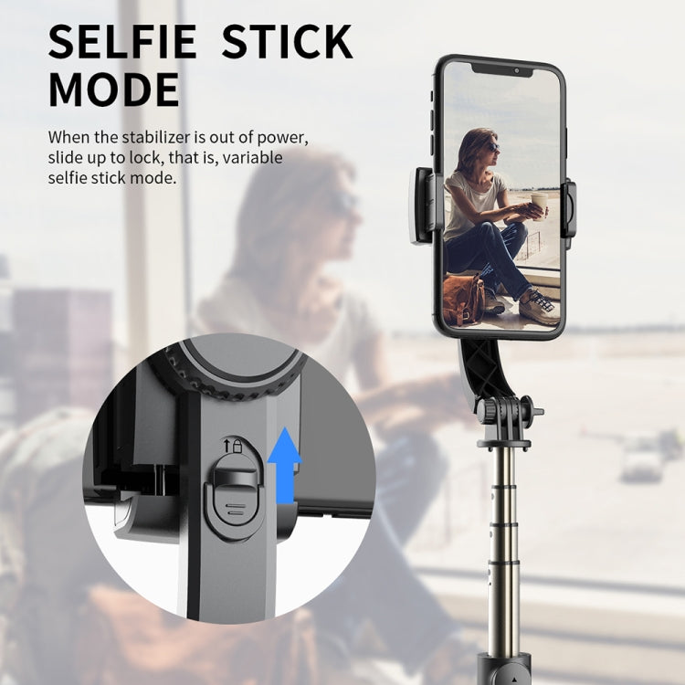CYKE Q08 Anti-Shake Gimbal Bluetooth Selfie Stick Telefono portatile Treppiede live, No light Version