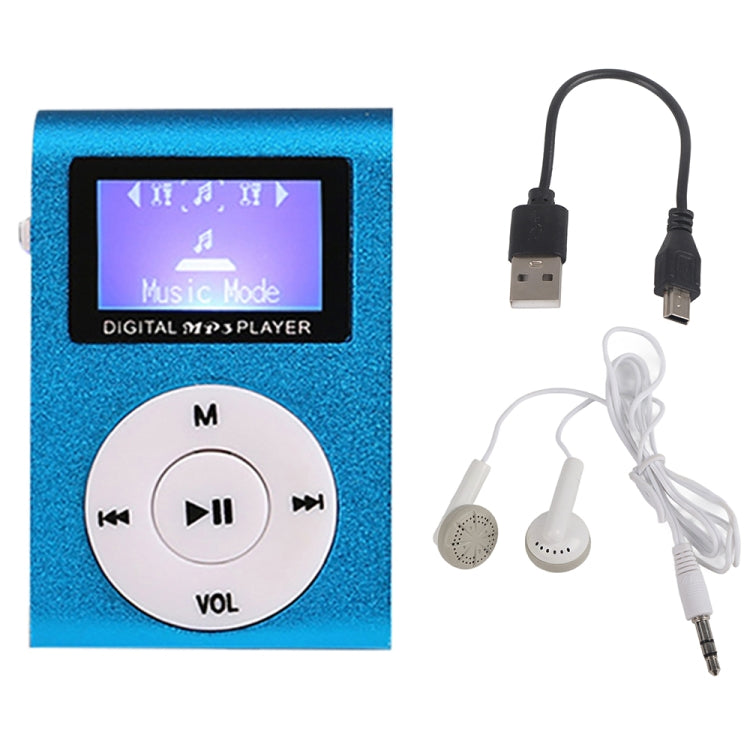 Mini lettore musicale MP3 Lavalier in metallo con schermo, With 512M Memory Card