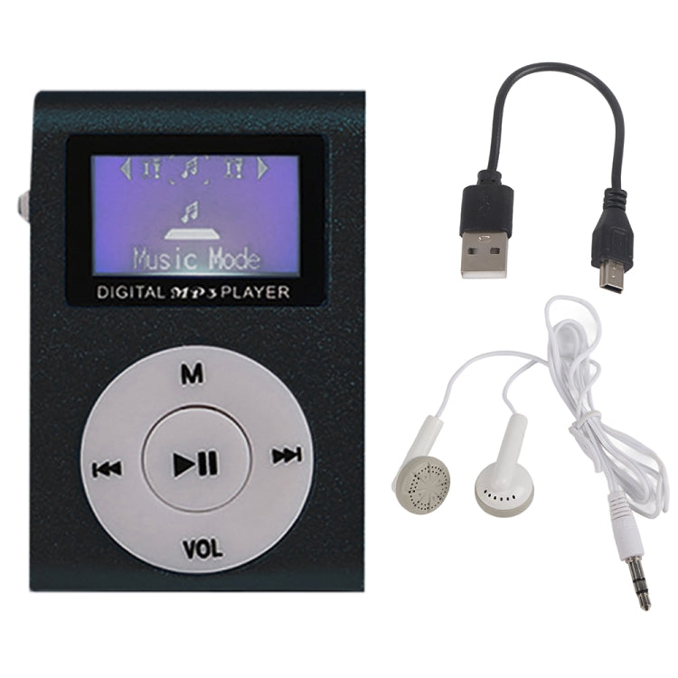 Mini lettore musicale MP3 Lavalier in metallo con schermo, With 512M Memory Card