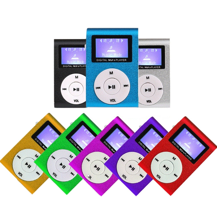 Mini lettore musicale MP3 Lavalier in metallo con schermo, With 512M Memory Card