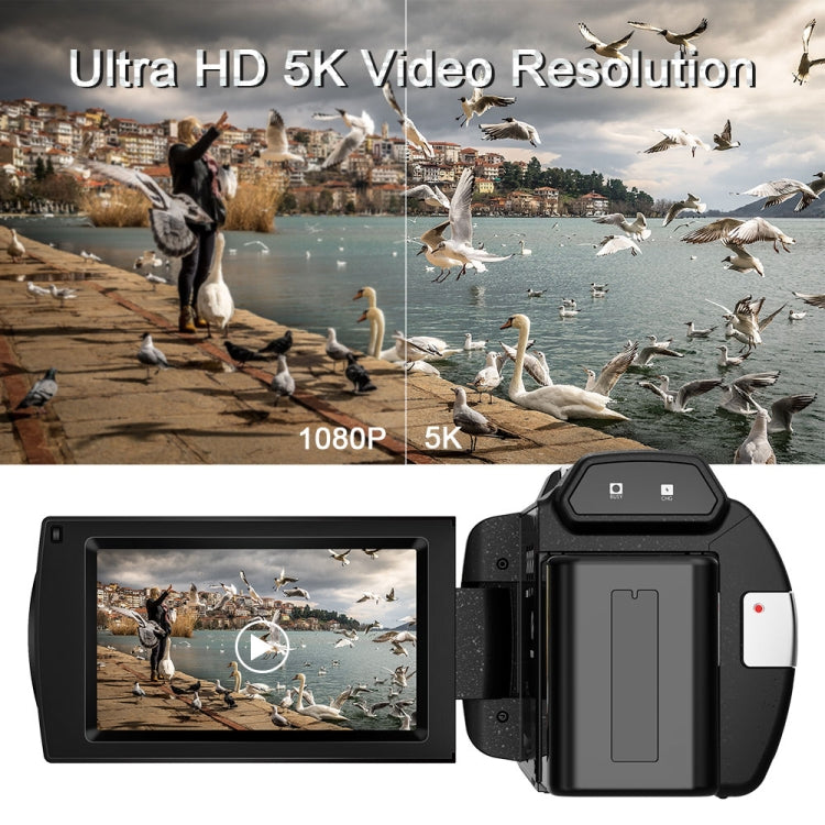 HDV265K 5K 30FPS 3,0 pollici HD digitale 3X zoom ottico telecamera DV per sport all'aria aperta, US Plug, EU Plug, UK Plug, AU Plug