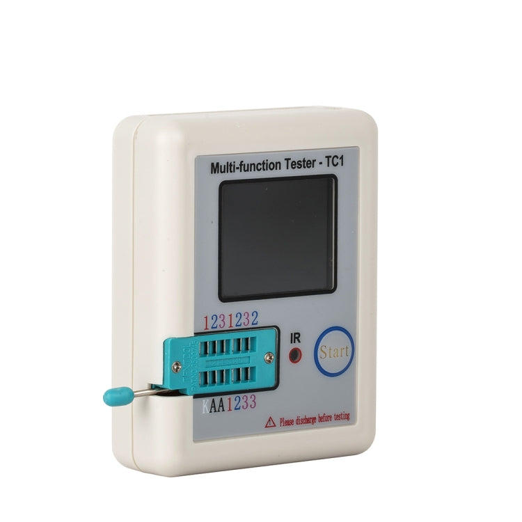 LCR-TC1 Tester per transistor a schermo colorato completo per test resistore condensatore triodo diodo, LCR-TC1
