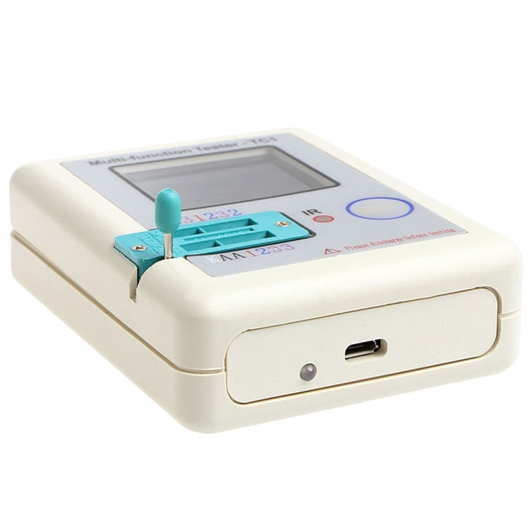 LCR-TC1 Tester per transistor a schermo colorato completo per test resistore condensatore triodo diodo, LCR-TC1