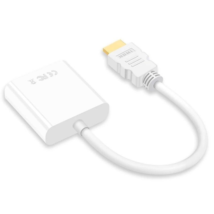 2 PC Jasoz 1080P Convertitore da HDMI a VGA Nucleo in rame privo di ossigeno, Black, White, With Audio Power Supply (Black), With Audio Power Supply (White), With Audio (Black)