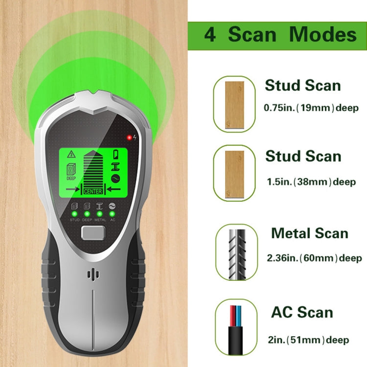 SH201 4 in 1 metal detector digitale multifunzionale da parete