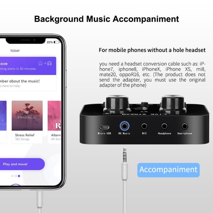 Scheda audio X7 Cambia voce Telefono cellulare e computer compatibile con la scheda audio live del microfono per chiamate vocali elettroniche esterne