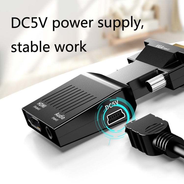 Convertitore da VGA a HDMI HW-2217 con convertitore da computer host a HD audio