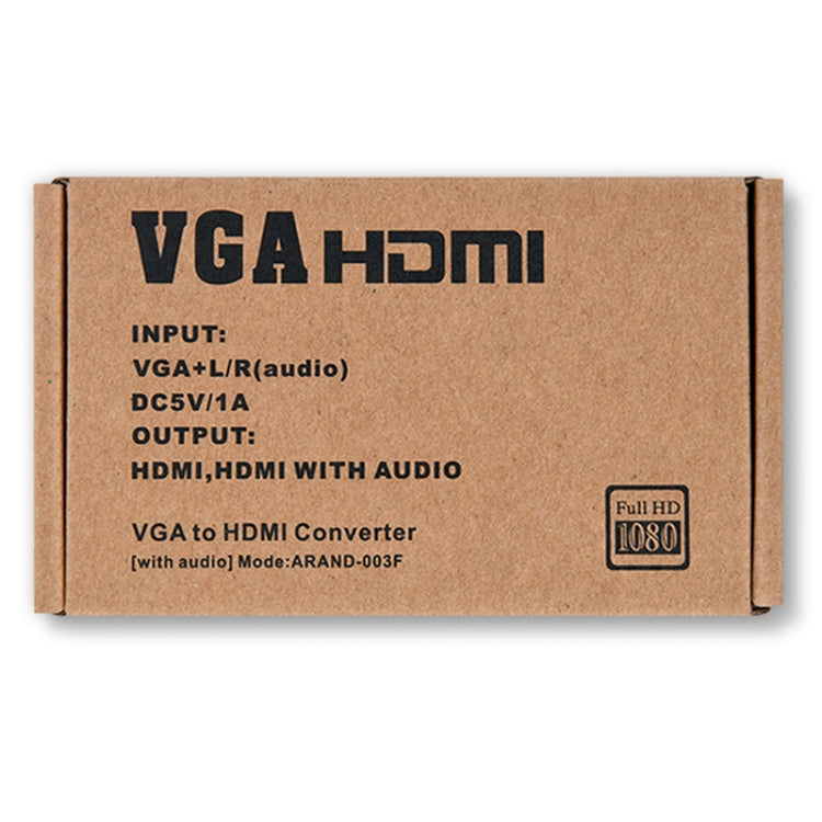 Convertitore da VGA a HDMI HW-2217 con convertitore da computer host a HD audio