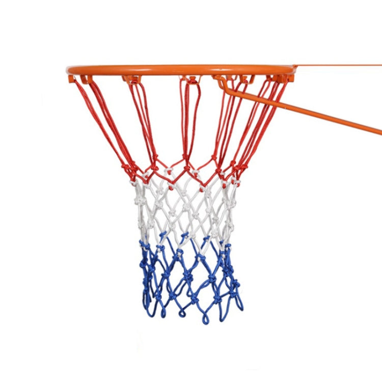 2 paia di rete da basket in corda tonda per esterni, 5.0mm Long Heavy Polyester(Red White Blue), 5.0mm Heavy Polyester(White Red Blue), 5.0mm Heavy Polyester(White Red), 5.0mm Heavy Polyester(White), 5.0mm Bold Polypropylene(White Red Blue)