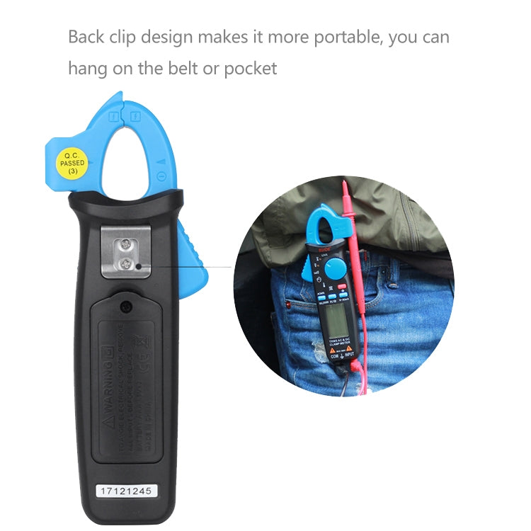 BSIDE ACM91 Digital Clamp Meter AC/DC Current 1mA True RMS Auto Range Capacitor Tester Multimetro, ACM91 Blue, ACM91 Black, ACM91 Grey