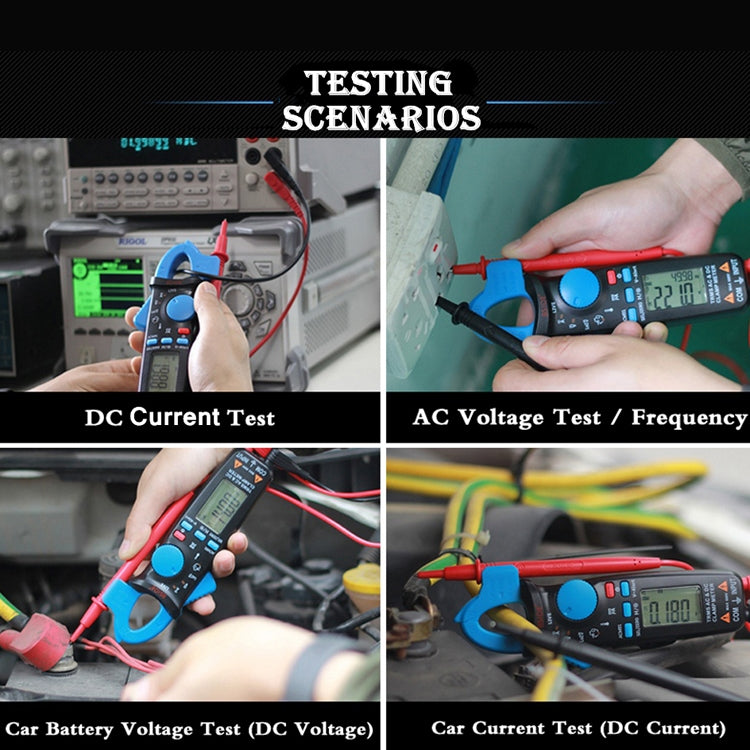 BSIDE ACM91 Digital Clamp Meter AC/DC Current 1mA True RMS Auto Range Capacitor Tester Multimetro, ACM91 Blue, ACM91 Black, ACM91 Grey