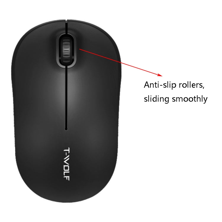 T-WOLF Q4 3 Tasti 2.4GHz Wireless Mouse Desktop Computer Notebook Game Mouse