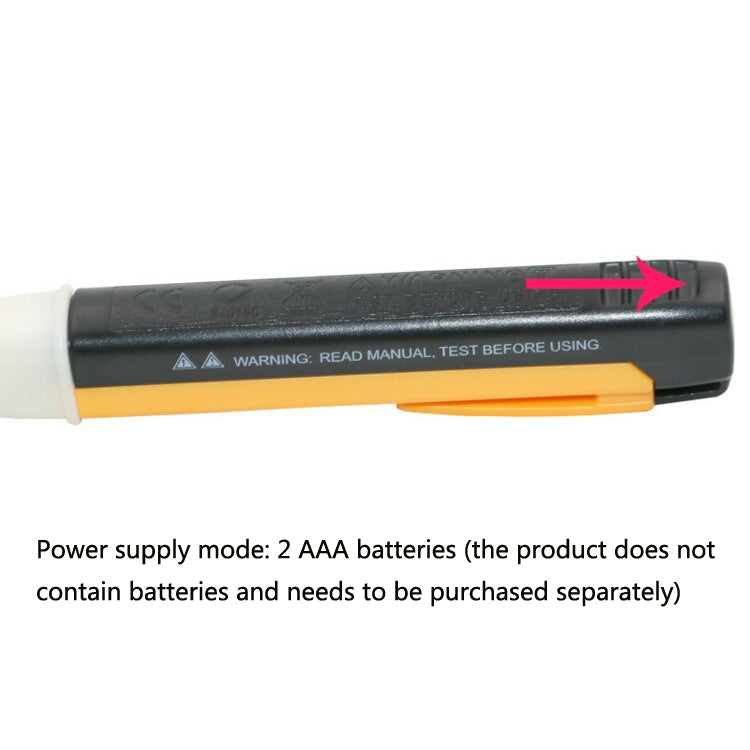 Penna elettrica a induzione di sicurezza con penna elettrica con display digitale elettronico senza contatto da 3 pezzi con LED